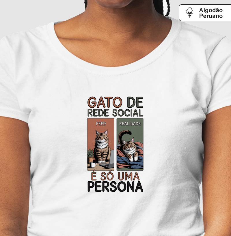Gato de rede social é só uma persona