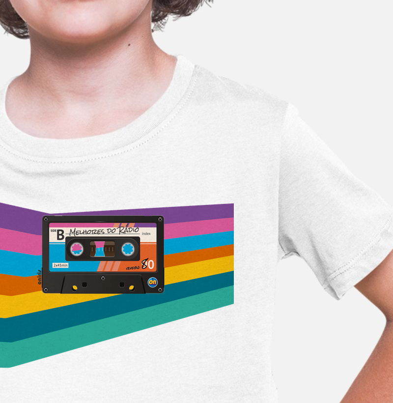 camiseta infantil K7 mix