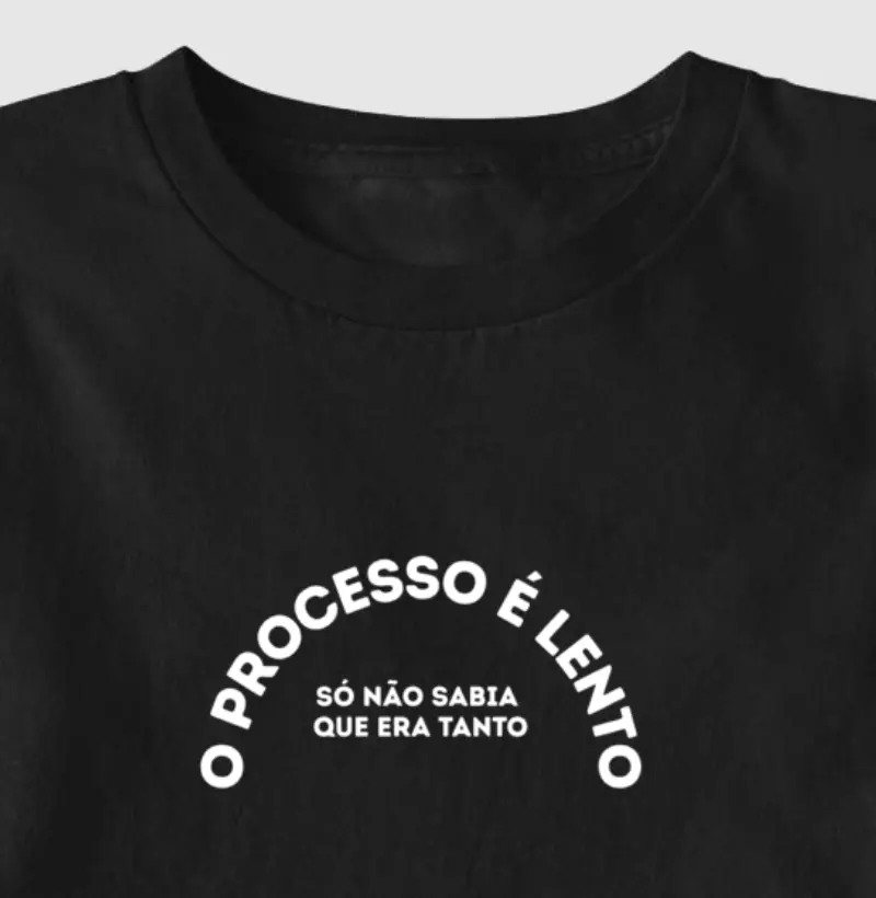 O processo é lento
