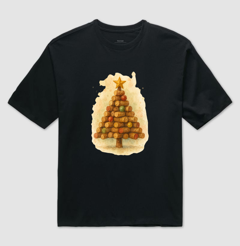 Camiseta Arvore de Rolhas Aquarela