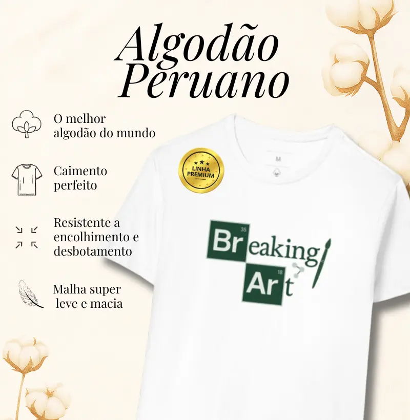 Algodão Peruano - Breaking Art