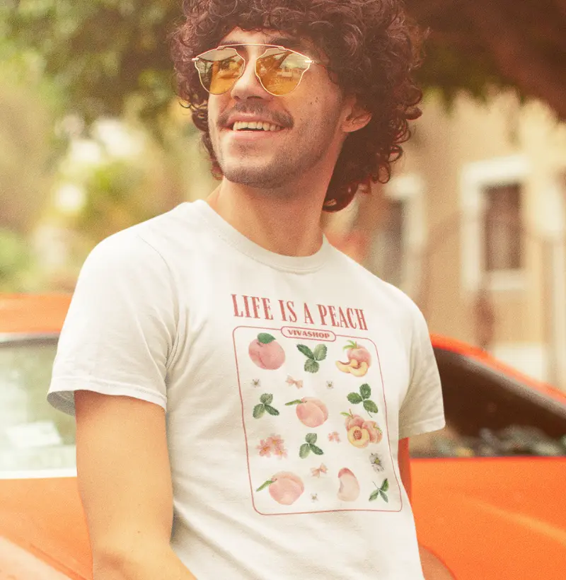 life is a peach vintage