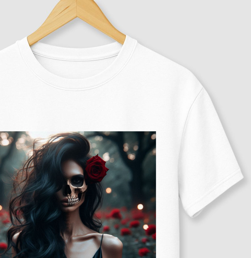 Camiseta RCV Rosa Caveira Intensidade