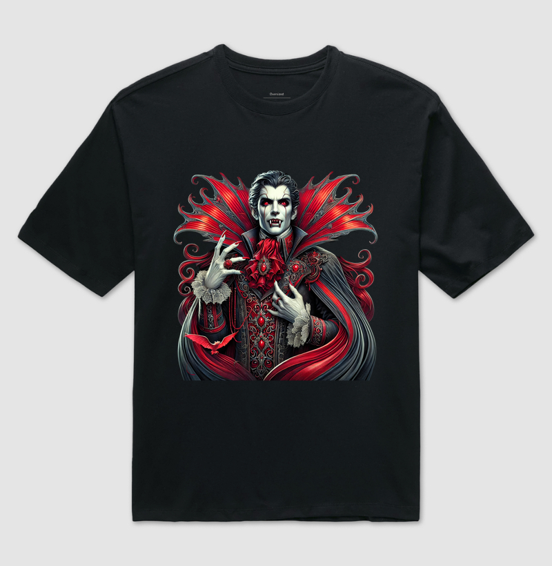 Drácula - Camiseta Oversized