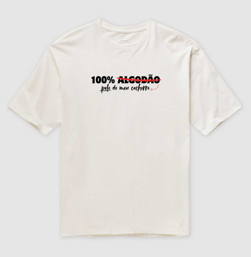 100% pelo de cachorro