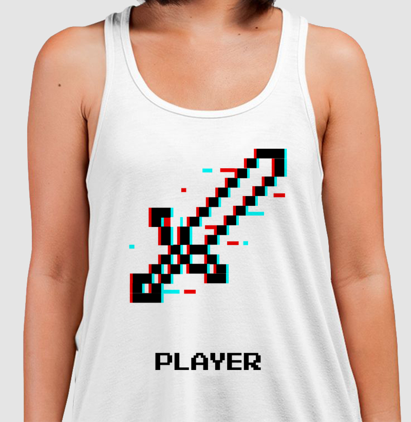 PIXEL SWORD PLAYER – Think Tee
