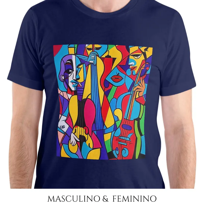 Camiseta Jazz Band Art