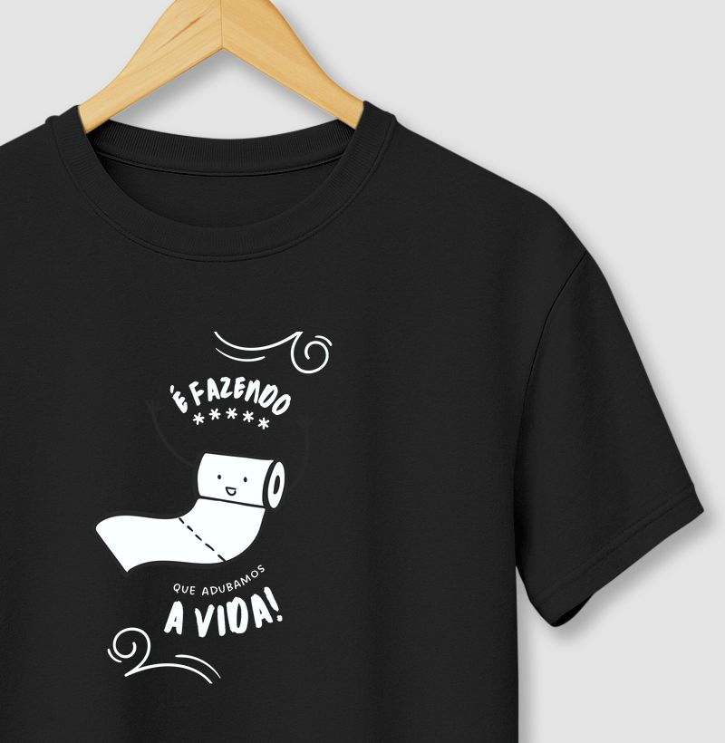 "É FAZENDO ***** QUE ADUBAMOS A VIDA!"