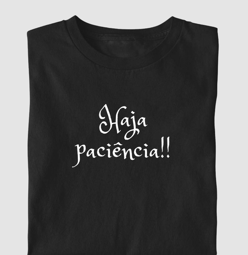 Haja paciência
