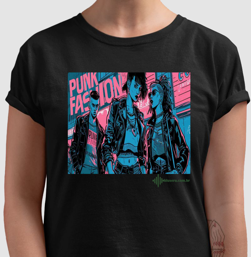 PUNK FASH 100% ALGODÃO NACIONAL