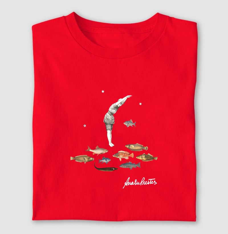 Analu Prestes.MULHER COM PEIXES.