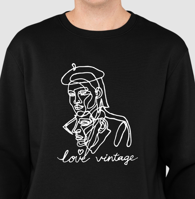 Suéter Moletom Love Vintage