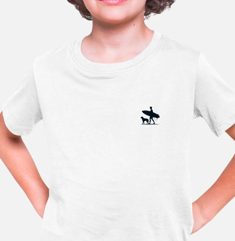 Camiseta infantil/ surfer