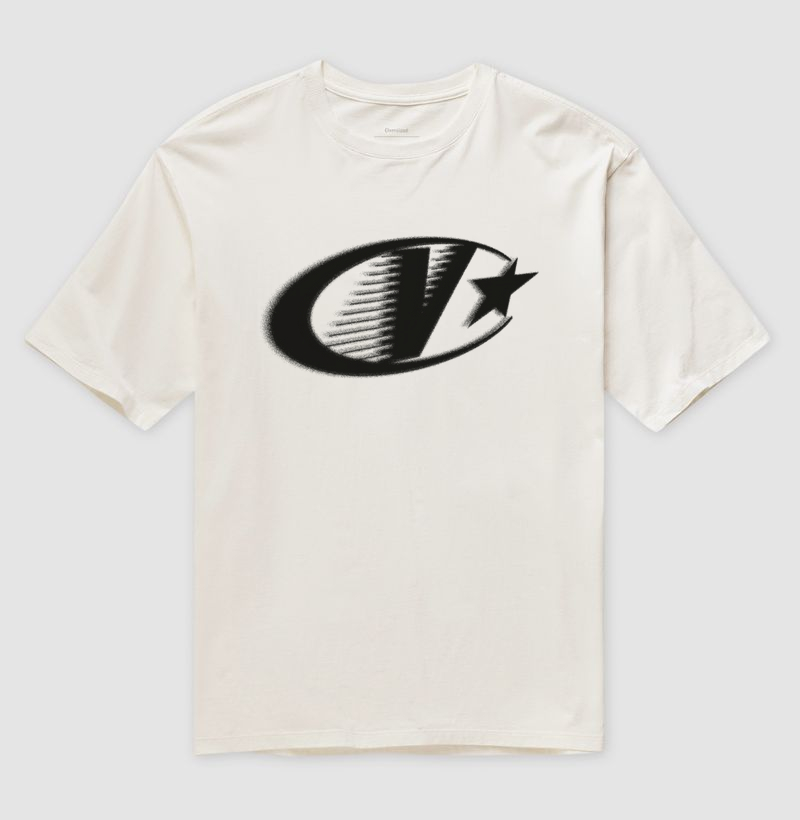 V-logo - Camiseta Oversized