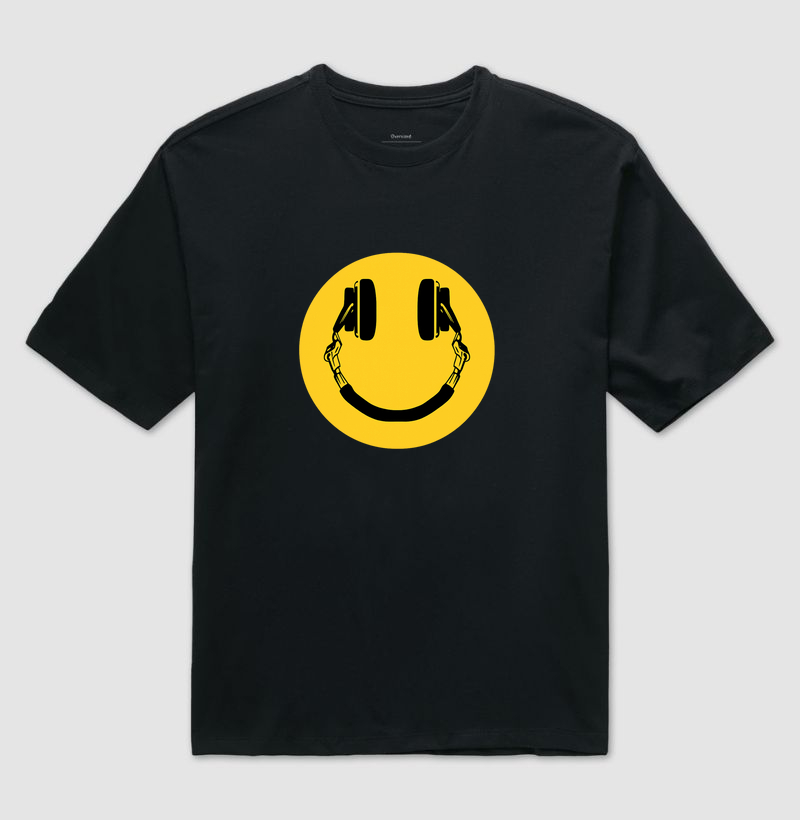 Smiley como Fones de Ouvido
