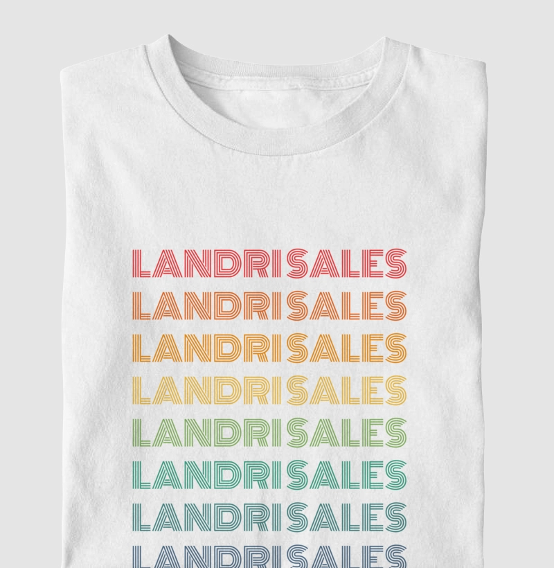 Landri Sales Letreiro Retrô