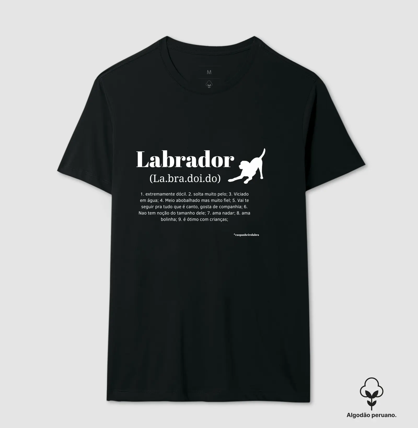 Camiseta premium/ definição Labrador