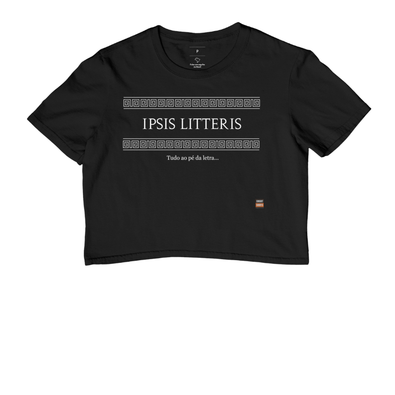 Camiseta Cropped Ipsis Litteris
