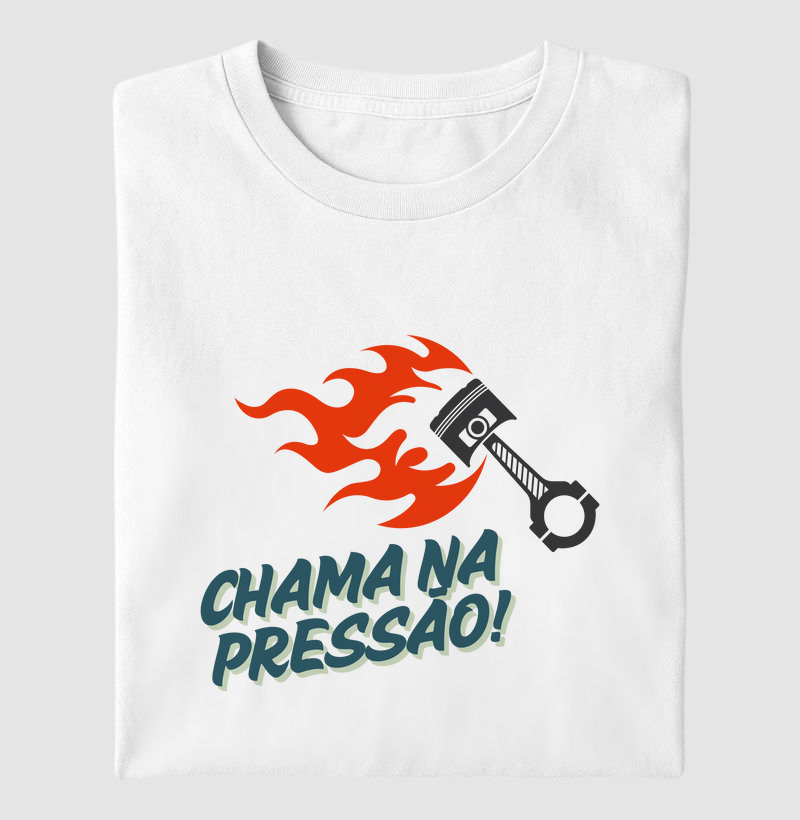 chama na pressão