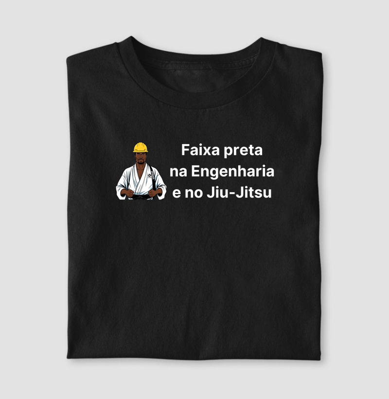 Faixa preta na Engenharia e no Jiu-Jitsu - Homem negro