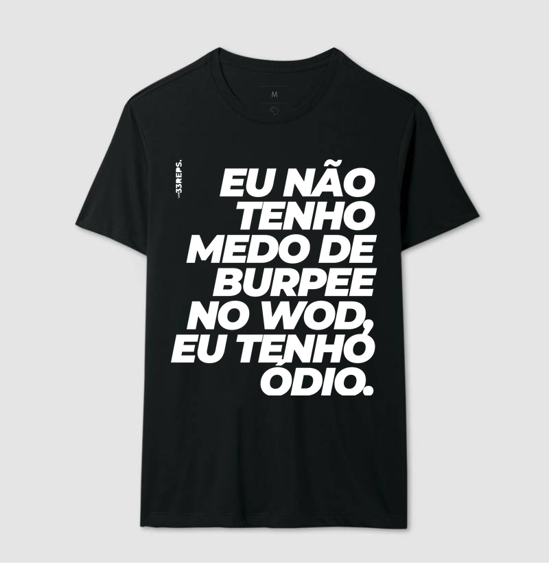 não tenho medo de burpee