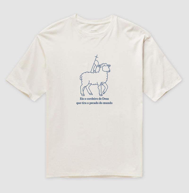  Camiseta Oversized Cordeiro