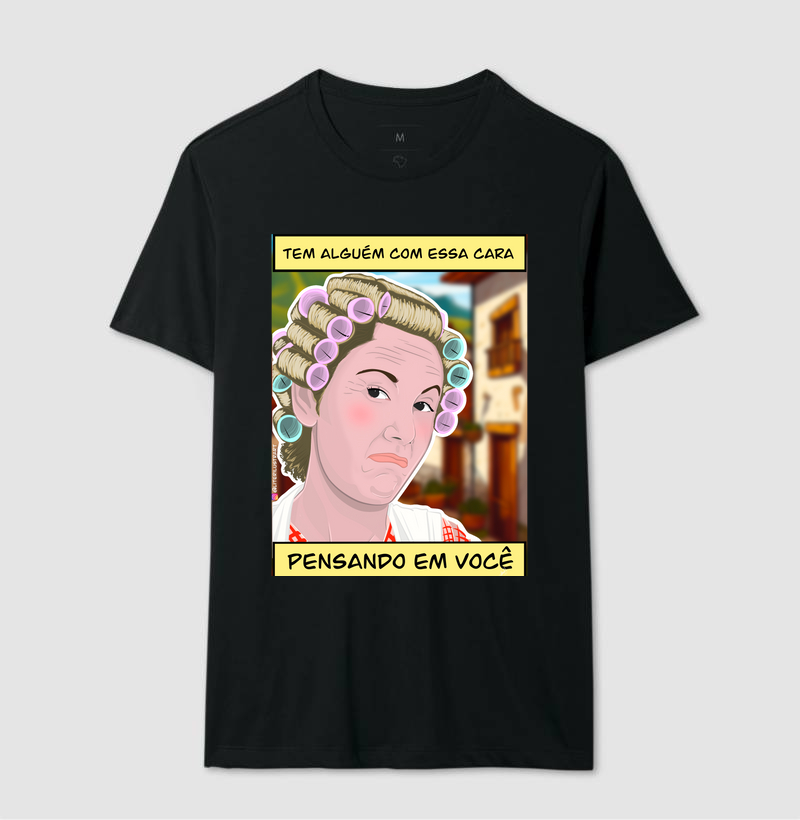 Dona Florinda 3 (pensando em você c/ fundo) - por @literilustrart