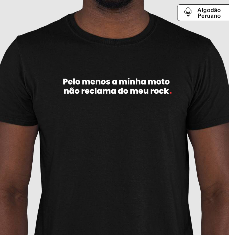 Pelo menos minha moto não reclama do meu rock