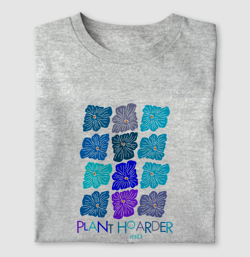 Plant hoarder flores azuis