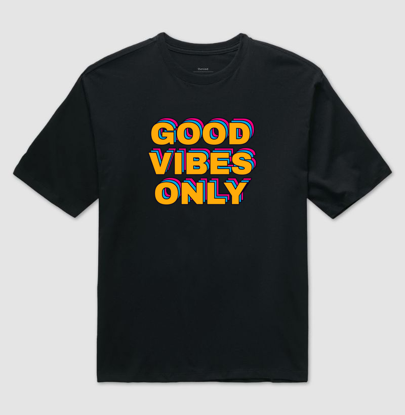 Camiseta Good Vibes Only