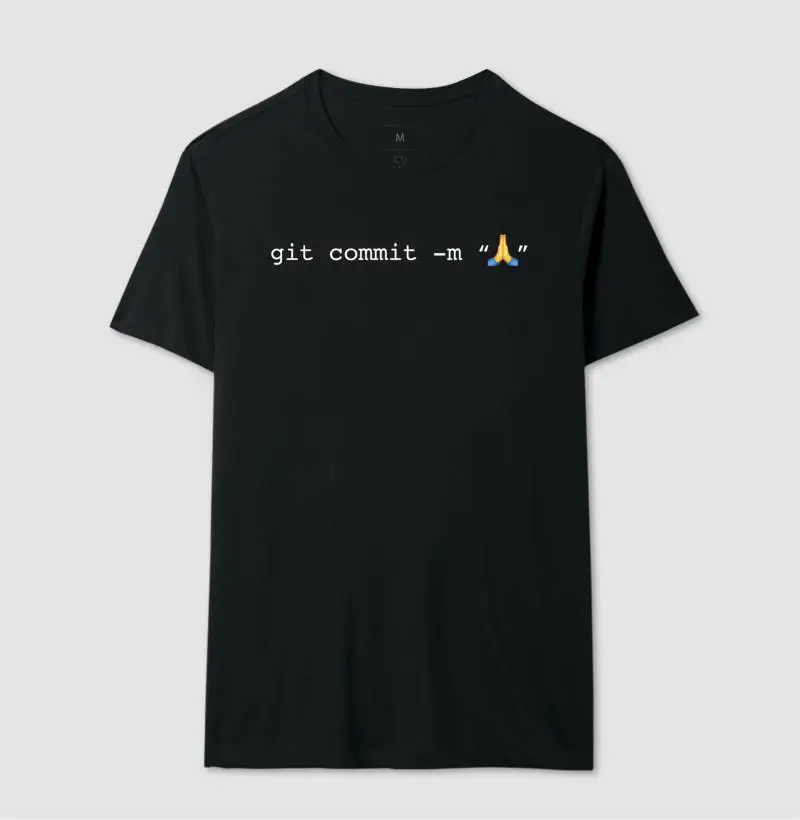 Git commit -m "🙏"