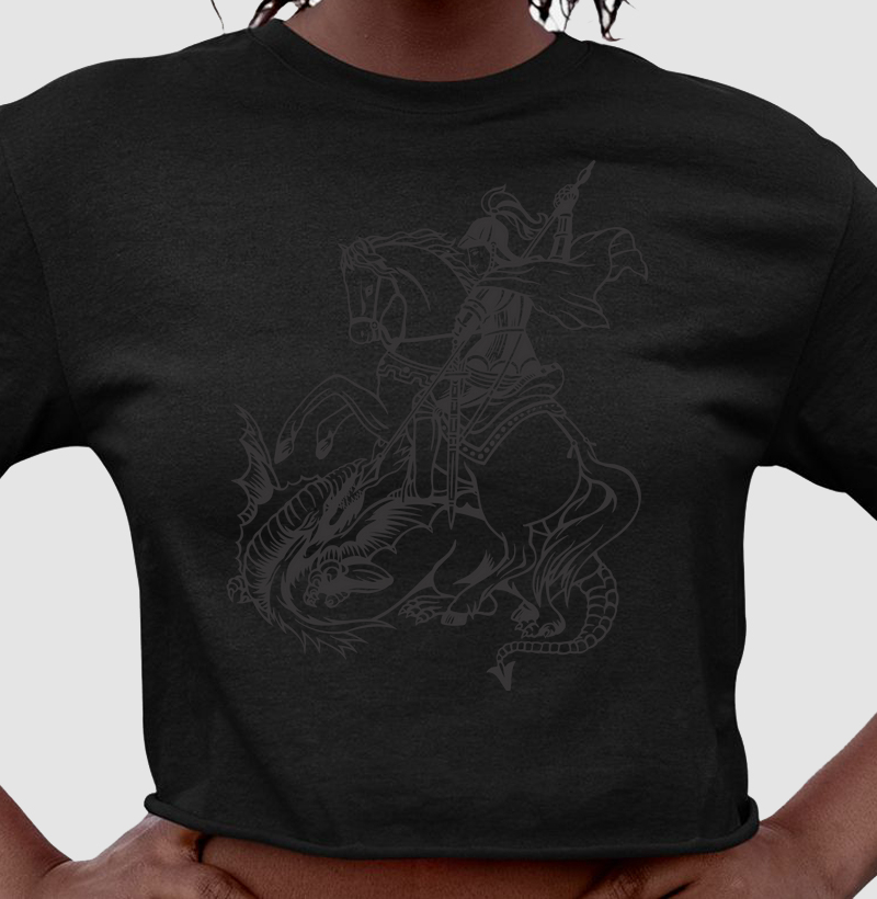 Cropped São Jorge - All Black