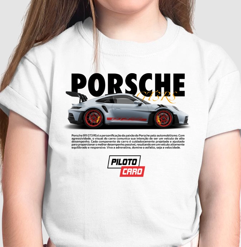 Camiseta infantil Porsche Piloto Caro