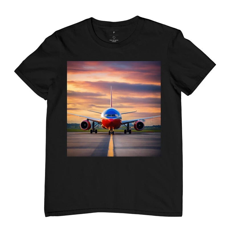 Camiseta aviao 737