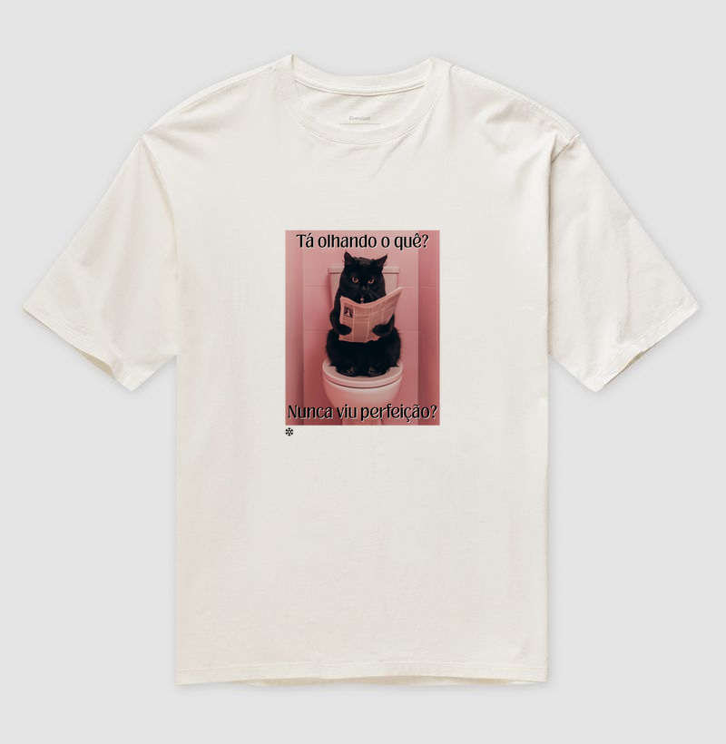 Camiseta Oversized Tá olhando o que?