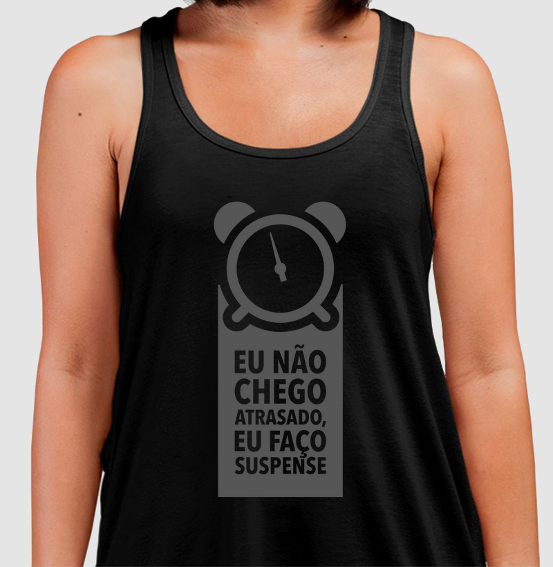 Não me atraso, faço suspense