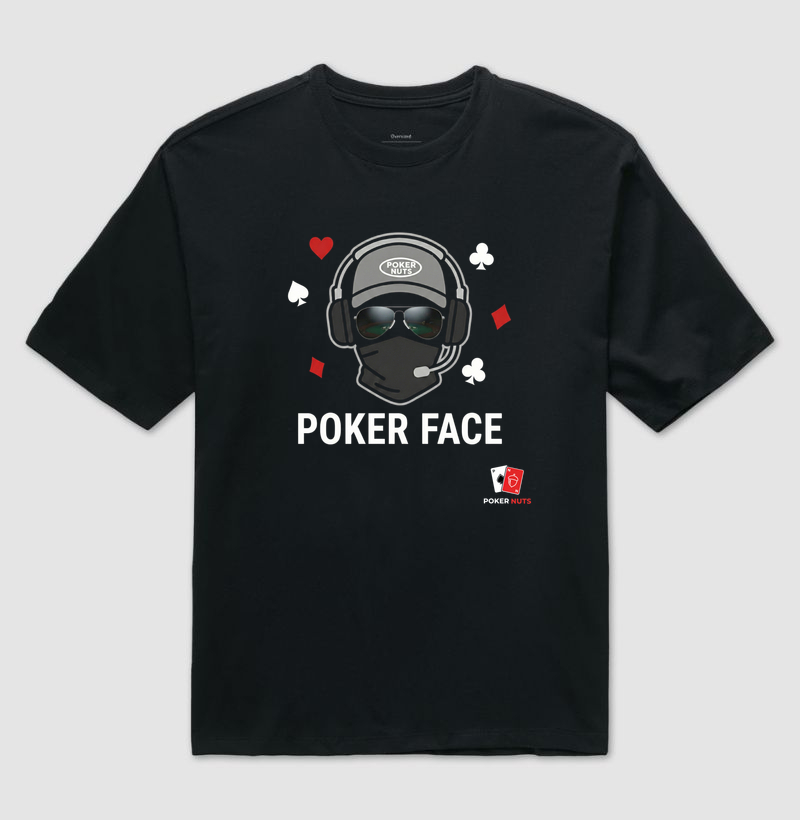 Camiseta Oversized Poker Face