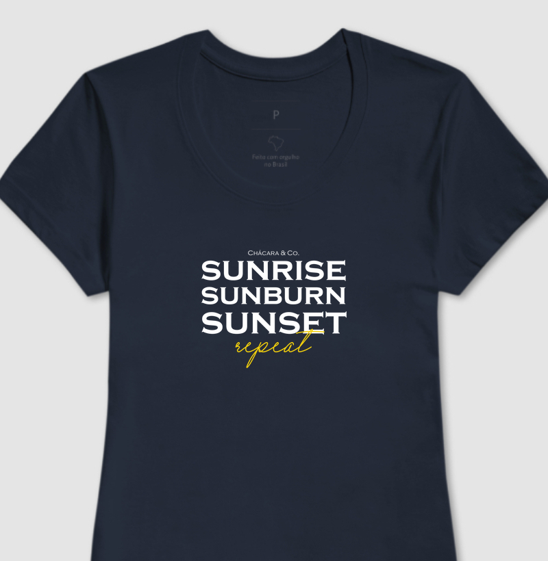 Camiseta feminina - Sunrise