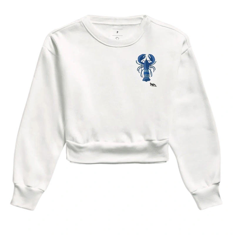 Moletom Cropped - Lagosta (lado direito)