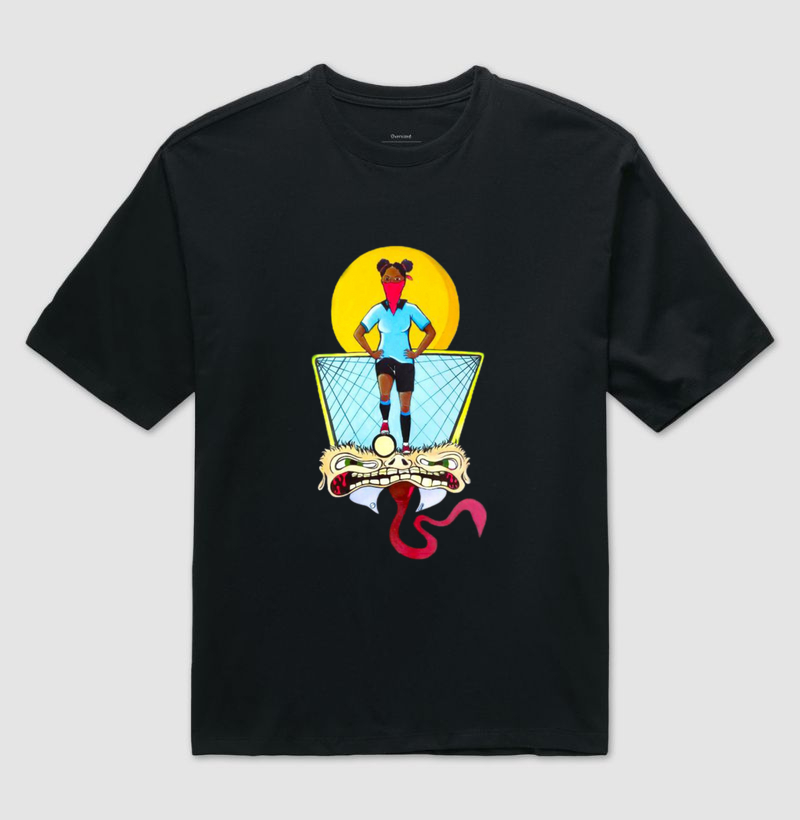 Camiseta Oversized Mulheres na Várzea