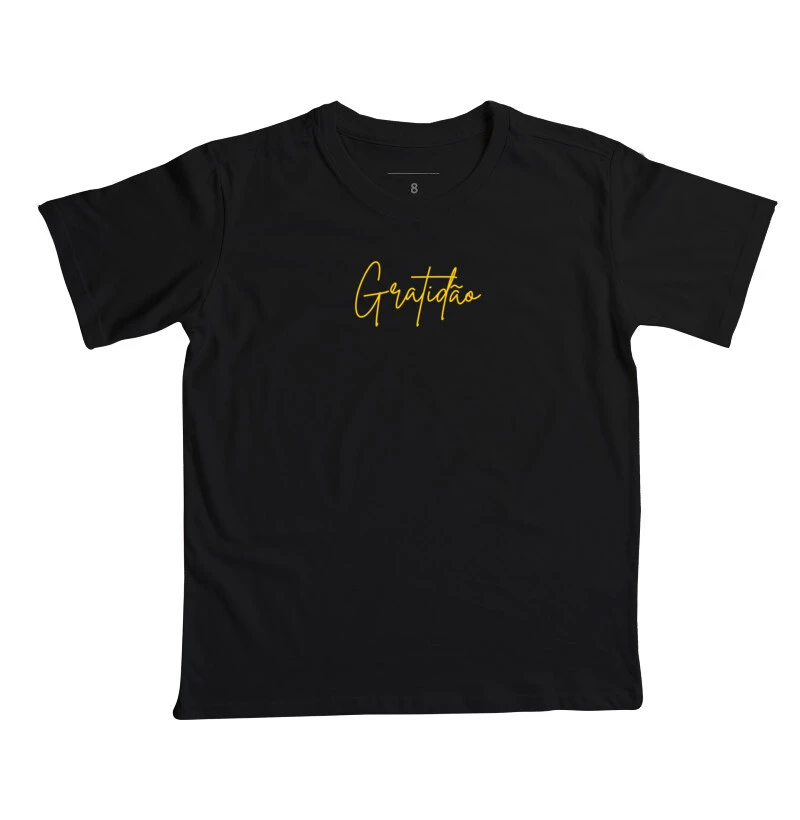 Camiseta Infantil Gratidão