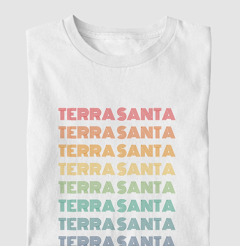 Terra Santa Letreiro Retrô