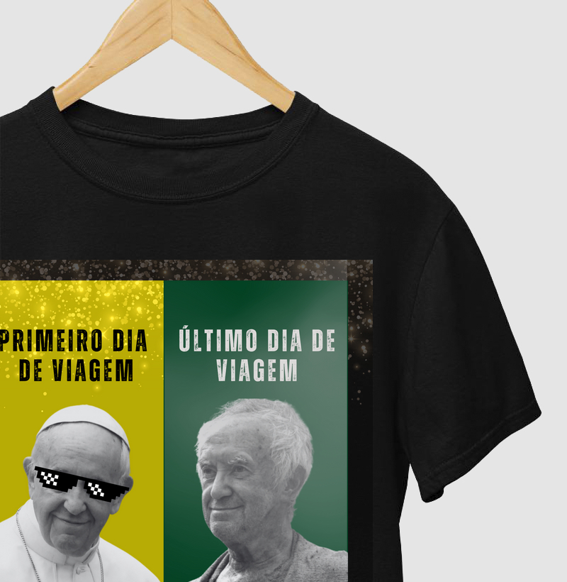 Primeiro e último dia de viagem Papa