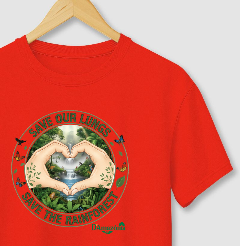 Levo a Amazônia no peito 