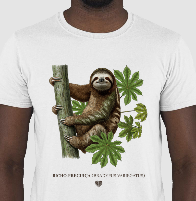 CAMISETA BICHO-PREGUIÇA