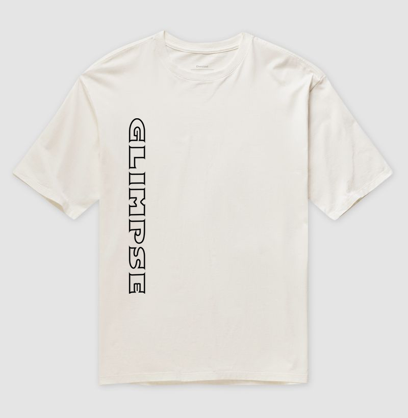 Camiseta Oversized VGlimpse Off-White