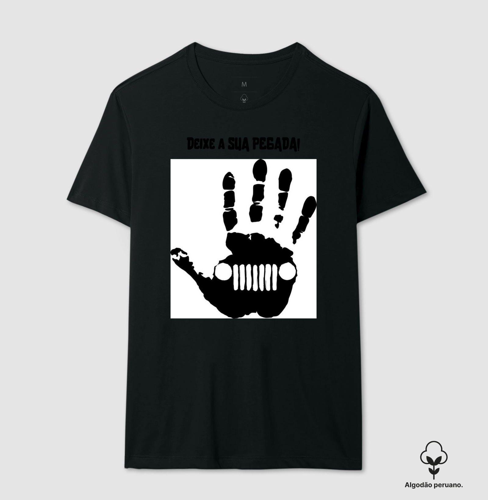 Estampa “Deixe a Sua Pegada - Jeep Black"