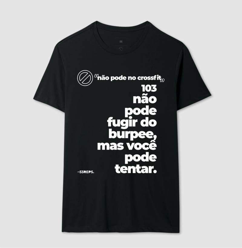 não pode fugir do burpee