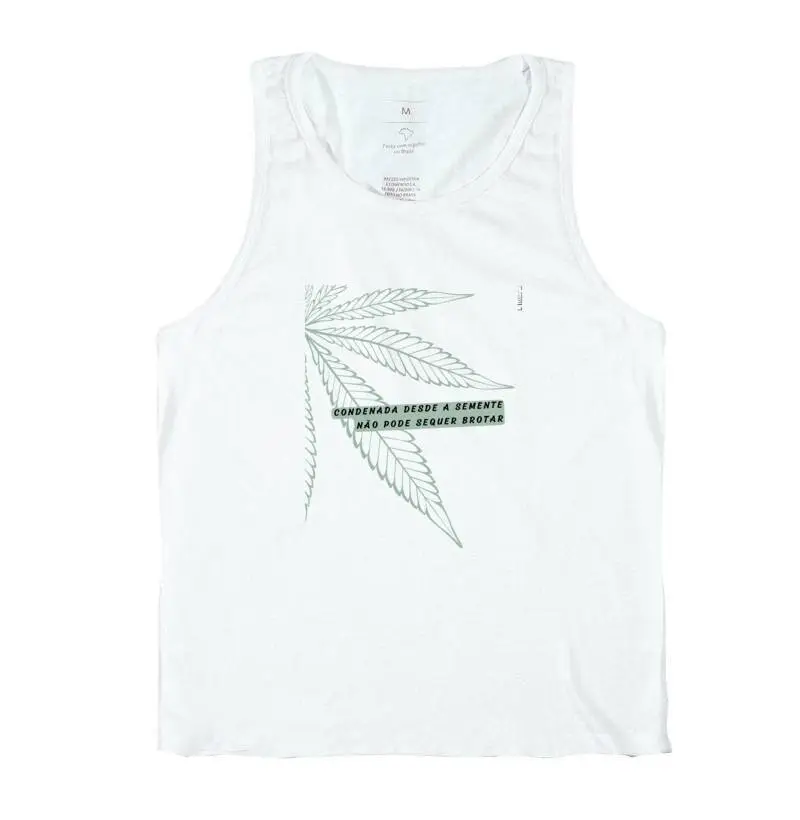 camiseta regata | condenada desde a semente