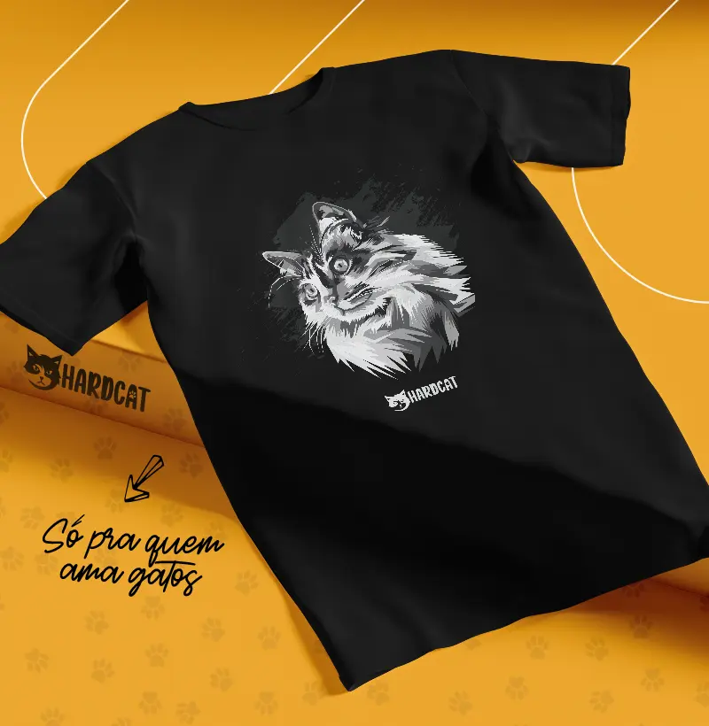 Camiseta Paint Cat